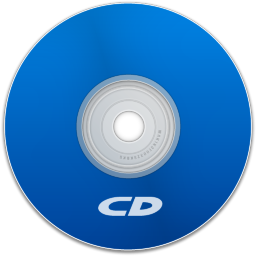 CD Blue Icon 256x256 png